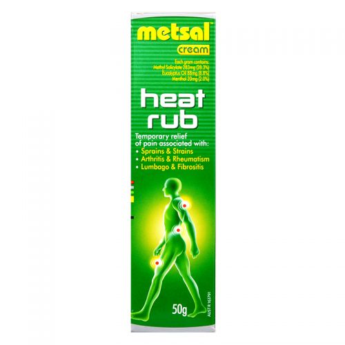 Metsal Cream Heat Rub - 50g